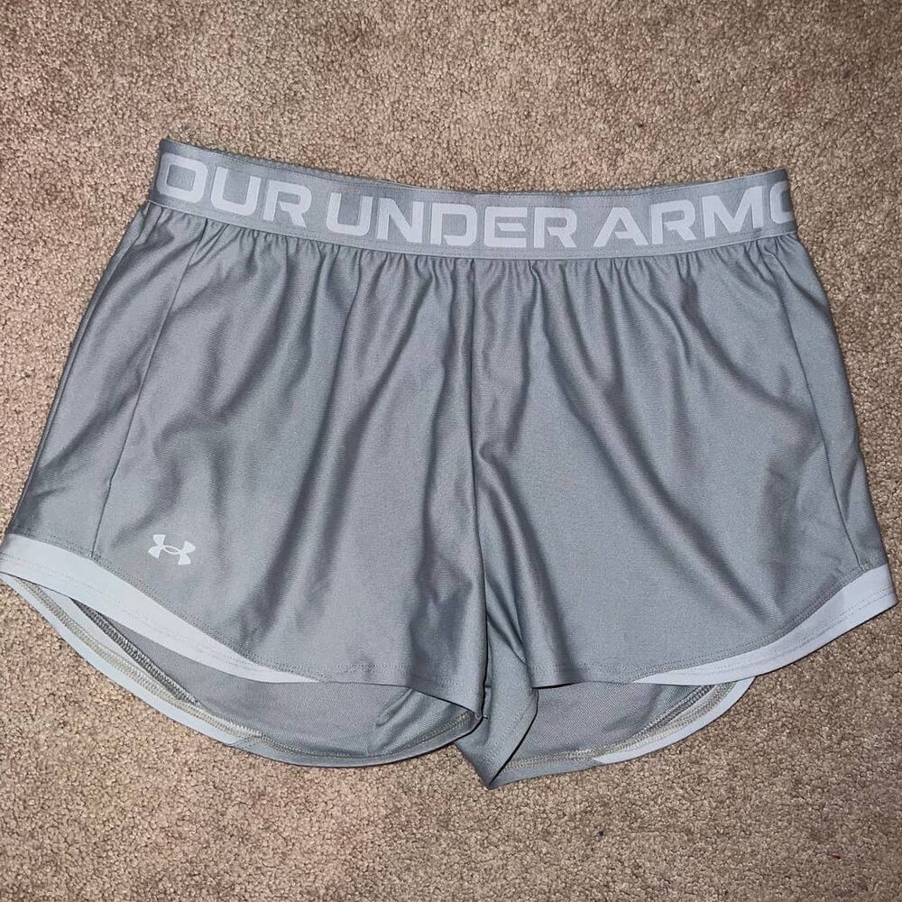 UA womens elastic logo band athletic lounge short size M